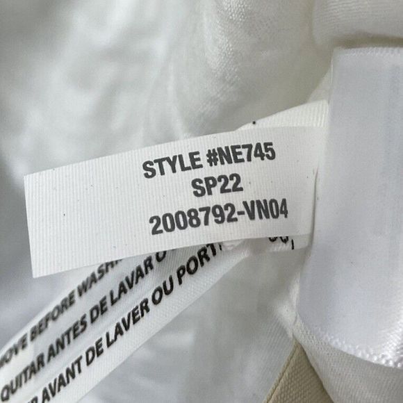 MADEWELL Lighthouse White Sophia Midi Seersucker Dress NEW $128 Pockets Womens M - Picture 12 of 16